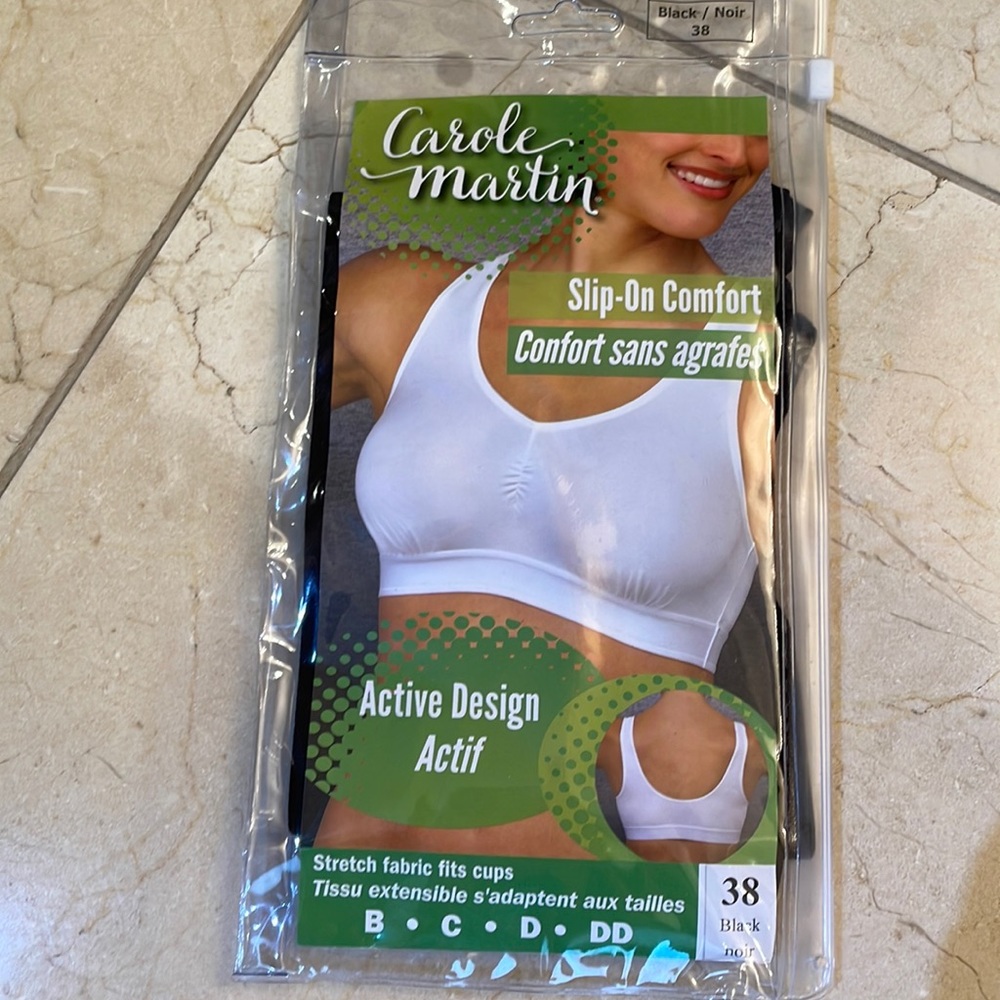BN in Package Black no wire bra size 38 B-DD